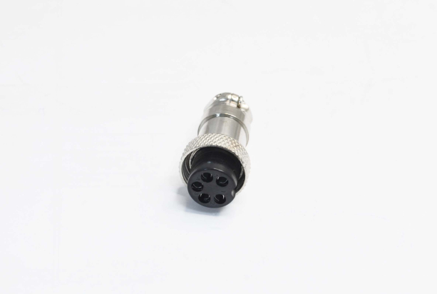 Разъем MIC 5P "гн" металл на кабель 1-561-5 D=16mm