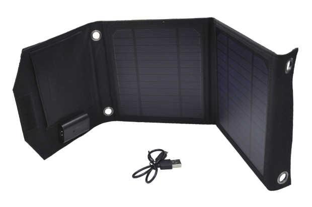 23640 Зарядное устройство Qumo Solar Panel (Charger 020) солнечная батарея 5V 1A