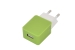 20146 Сетевое зарядное устройство Trust UR SMRTPH WALL Charger (lime) — фото 1