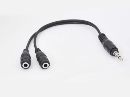 Кабель аудио Орбита TD-231 (jack 3,5 мм на 2 гнезда 3,5мм) 10см