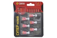 Супер-клей "Сила" SBL1-6, 1гр.х6шт.