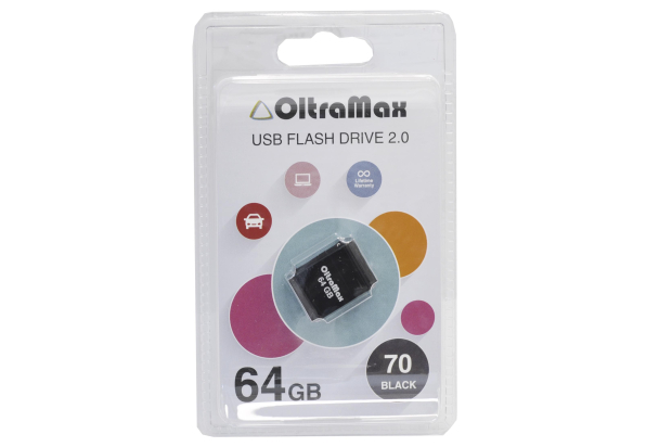 Флэш 64GB USB OltraMax 70 black