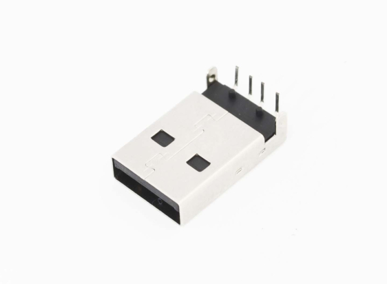 Разъем USB 2.0 A штекер на корпус USBA-17