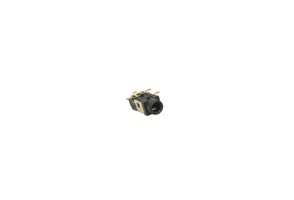 Разъем аудио 2.5mm "гн" стерео пластик HJ-08 (на корпус)