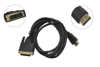 Шнур Dialog CV-0518 black DVI (M) - HDMI A(M) 1.8м, в пакете