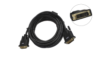 Шнур Dialog HC-A3550 (CV-0650 black) DVI (M) - DVI (M) 5.0м, в пакете