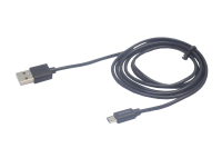 20531 Кабель QUMO USB - micro USB круглый, PVC, 1,5м, OEM черный
