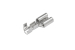 Клемма плоская "гн" 6.3mm silver DJ622-6.3C