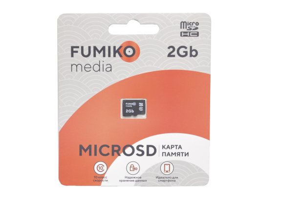 Карта памяти Fumiko microSDHC 2Gb Class10
