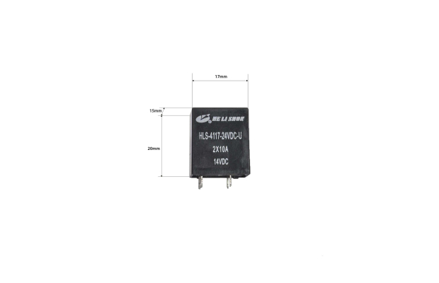 Реле HLS-4117 Катушка 24V, две группы, 20А 20х17,5х15