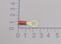 Клемма кольцевая D= 6.0mm красная VR1-6 GN0129
