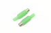 Разъем RCA "гн" пластик на кабель зеленое 1-201GR
