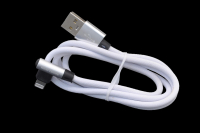 Кабель More choice K27I USB-Lightning, 2.1A, нейлон, белый 1м