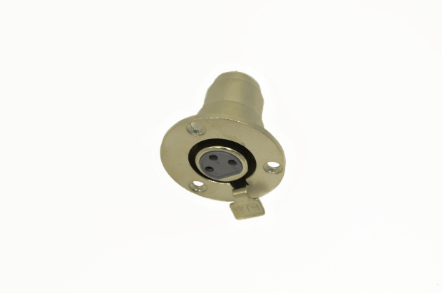 Разъем XLR 3P (CANON) "гн" металл на корпус JD-399