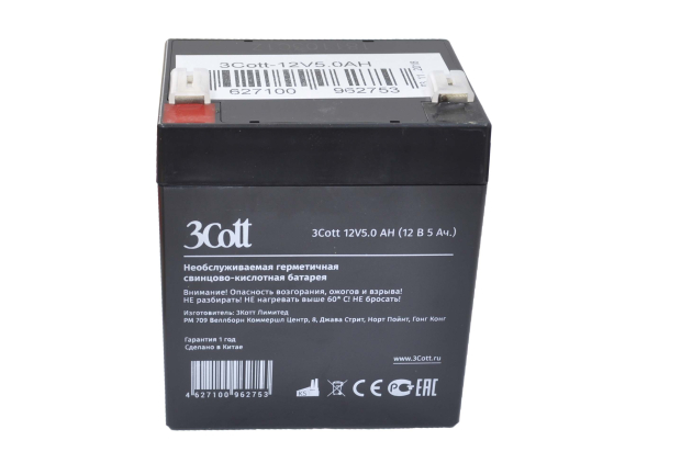 Аккумулятор для ИБП 3Cott (12V 5A)