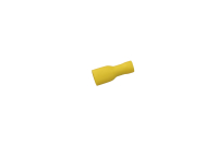 Клемма плоская "гн" 6.3mm желтая (изолированная) РППИ-М 6.0-(6.3) 10-0090