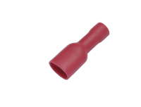 Клемма плоская "гн" 6.3mm красная (изолированная) РППИ-М 1.5-(6.3) 10-0080