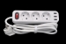 Сетевой фильтр Hoco NS2 3 розеток+3USB 1,8м, белый — фото 1