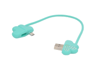 Кабель-брелок JOYROOM Lucky Clover S-L125 USB-microUSB, зеленый