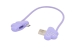 Кабель шнур брелок JOYROOM Lucky Clover S-L125 USB-micro USB, фиолетовый — фото 1