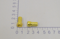 Разъем F "шт" gold на кабель RG-6 (с резиновым уплотнителем) APP-301