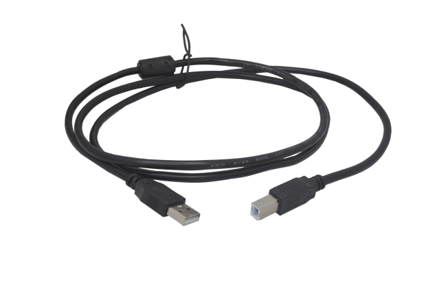 Шнур USB 2.0 AM > BM 1.5м черный DL-31 (A416)