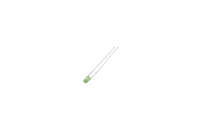 Светодиод  3мм L-7104GD-12V - зеленый матовый (20mcd 40°) питание 12V