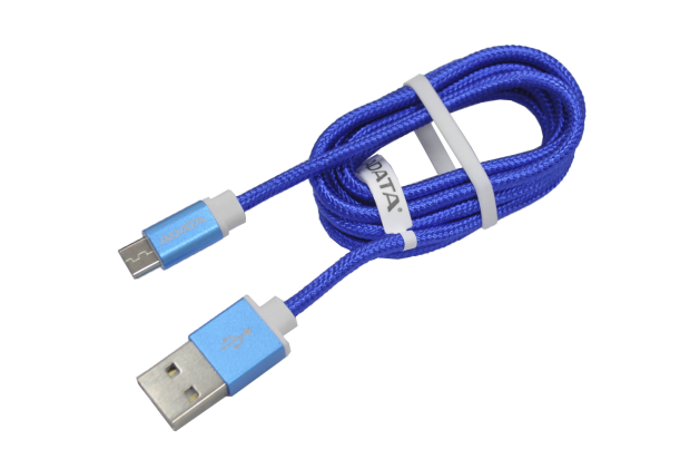 54824 Кабель Adata USB 2.0 AM-Micro BM, AMUCAL-100CMK-CBL, 1.0м синий