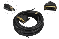 58482 Кабель Gembird/Cablexpert HDMI - DVI-D (19M/19M) 4.5м CC-HDMI-DVI-15