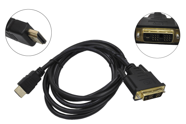 58484 Кабель Gembird/Cablexpert HDMI - DVI-D (19M/19M) 1.8м CC-HDMI-DVI-6
