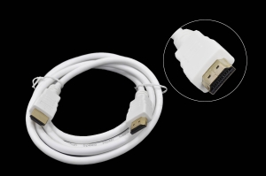 57093 Кабель HDMI (19M/19M) 1.8m ver:1.4 Gembird/Cablexpert, белый CC-HDMI4-W-6