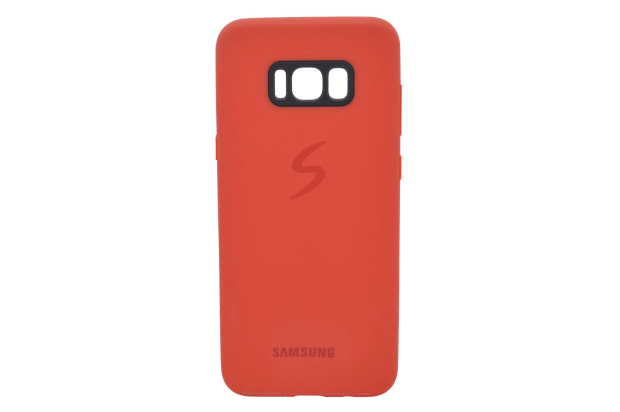 Накл. силикон SAM S8plus красный