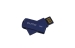 18607 Флэш Qumo 16Gb USB 2.0 Twist (кобальтовый) — фото 1