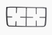 8072453 Решетка газовой плиты HANSA правая