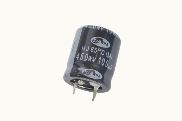 100mkF 450V  85C SAMWHA HJ mini конденсатор