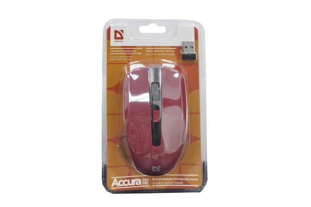 0464905 Мышь USB Defender Accura MM-935 red