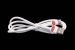 Шнур USB 2.0 AM > microB 1.0м белый VONK V27 2.4A (1.5A) — фото 1