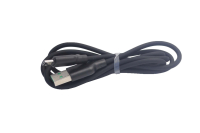 Шнур USB 2.0 AM > microB 1.0м черный (силикон) MRM-Power 3.1A (2.0A)