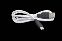 Шнур USB 2.0 AM > USB type-C 1.0м белый (силикон) MRM-Power 3.1A (2.0A)