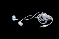 23217 Наушники-вкладыши со светящимся кабелем и микрофоном Human Friends Lumen blue
