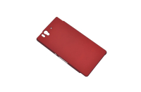 170403 Чехол-накладка Sony Xperia Z Elecom 12248 (красный)