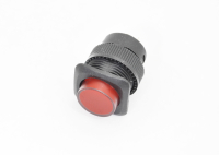Кнопка R16-504AD-R Off-On 250V 3A D=16mm красная (с фиксацией) LED подсветка - 3V