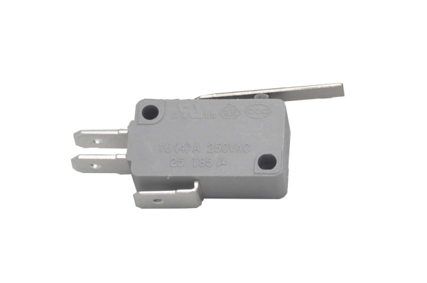 Микропереключатель KW3 (Sc-799) 250V 16A серый с рычагом 27мм