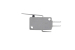 Микропереключатель KW3 (Sc-799) 250V 16A серый с рычагом 27мм