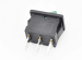 Переключатель KCD1-111-2 (On)-Off зеленый 250V 6A (2c) без фиксации