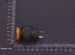 Кнопка R16-503AD-Y Off-On 250V 3A D=16mm желтая (с фиксацией) (LED подсветка - 3V)