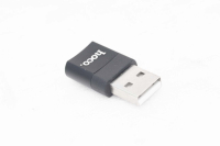 Переходник USB 2.0 AM > Type C female Hoco UA17