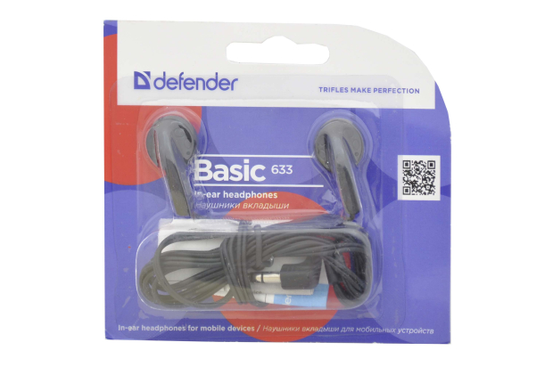 0456337 Наушники Defender Basic-633 black
