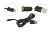 Зарядное устройство от прикуривателя 2USB (2.1A + 1A) LDNIO DL-C22 + кабель для iPhone 5/5S