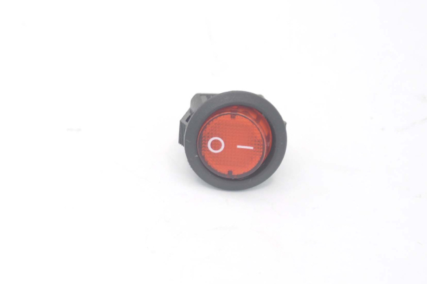 Переключатель KCD5-101-6-C3-R On-Off 250V 3A красный (2c)